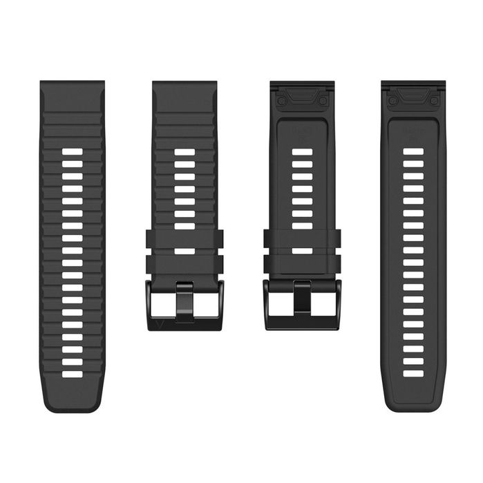 2x Pasek silikonowy do Garmin Fenix 3/5X/6X/7X Pro - czarny