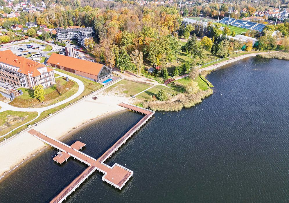 Lake Apart Ostróda - nocleg z widokiem na wodę, Mazury, TV55'+Netflix