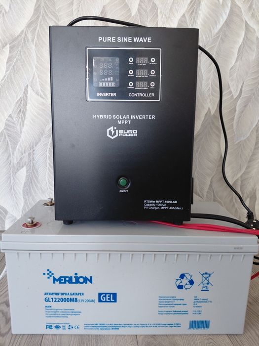 Продам Hybrid Solar Inverter MPPT(Euro Power) з АКБ