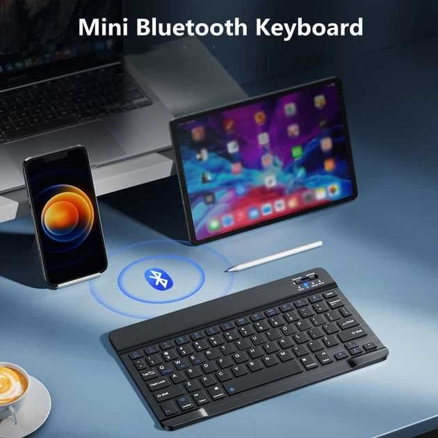 Бездротова Bluetooth-клавіатура для ноутбука, ПК, iPad, планшета