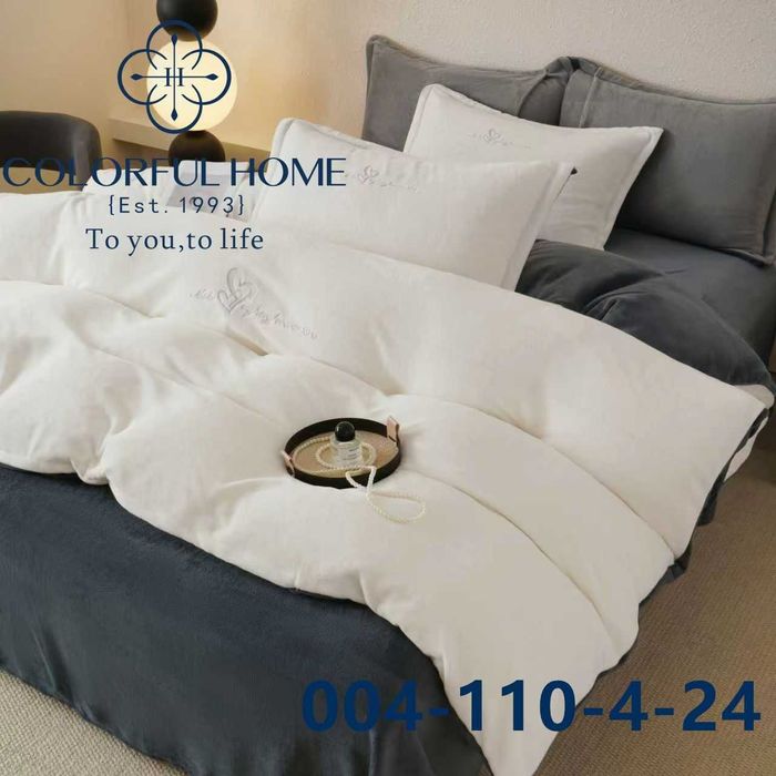 Постільна білизна ВЕЛЮРОВА "Комбінована" ЄВРО