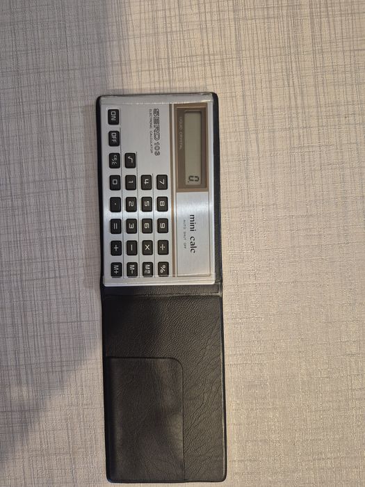 Kalkulator kieszonkowy SERD 103 mini calc etui PRL