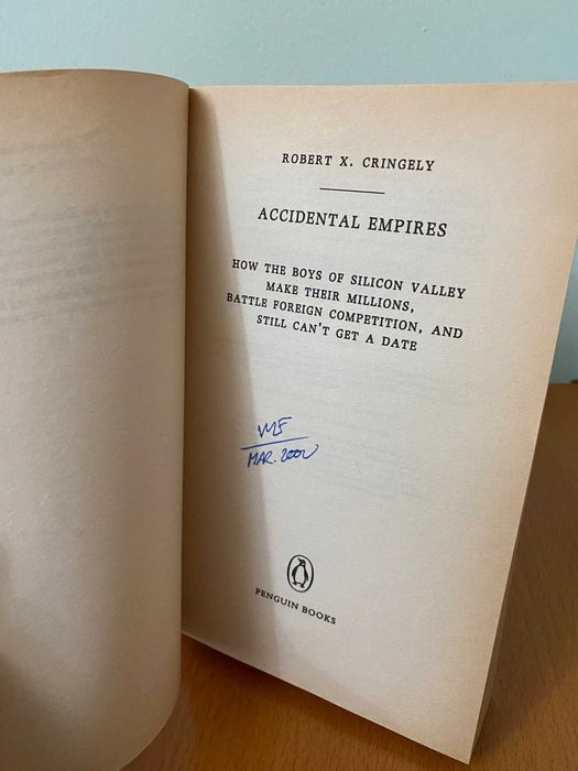 Accidental Empires - Robert X. Cringely Odivelas • OLX.pt