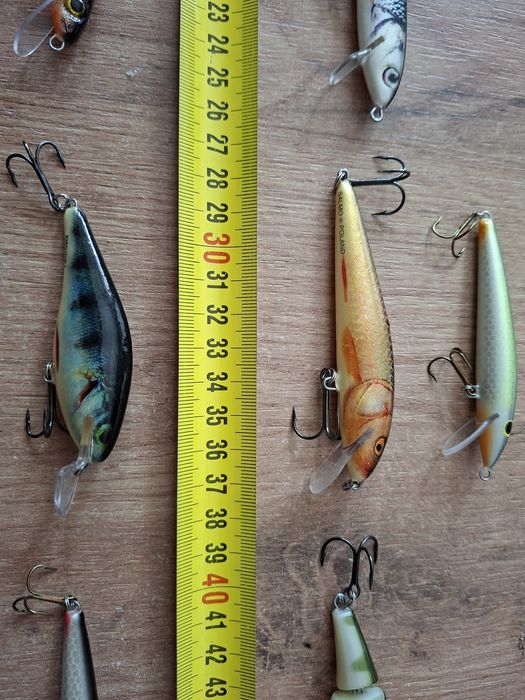 Woblery Salmo, Rapala, Hunter, Gloog, Bielik.