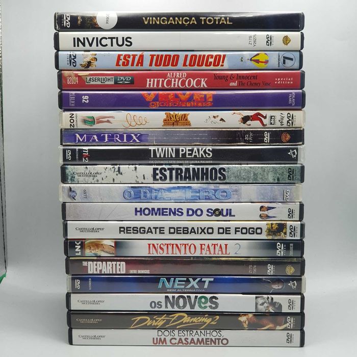 Lote 8/3 - Pack de 18 Filmes em DVD - Ref.VI