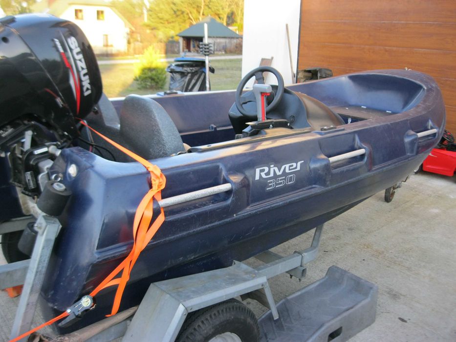 RIVER 350 wędkarska , wyczynowa ( opt + silnik + przyczepka )