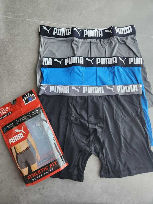 Труси боксери чоловічі Puma  3PK men`s boxer brief 859704 04