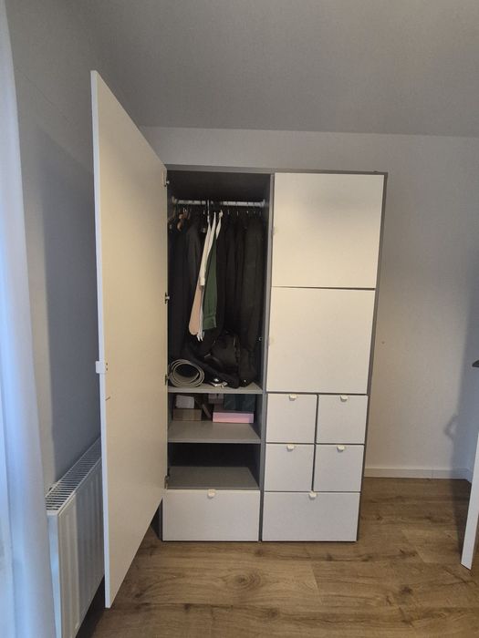 Szafa Ikea biało-szara