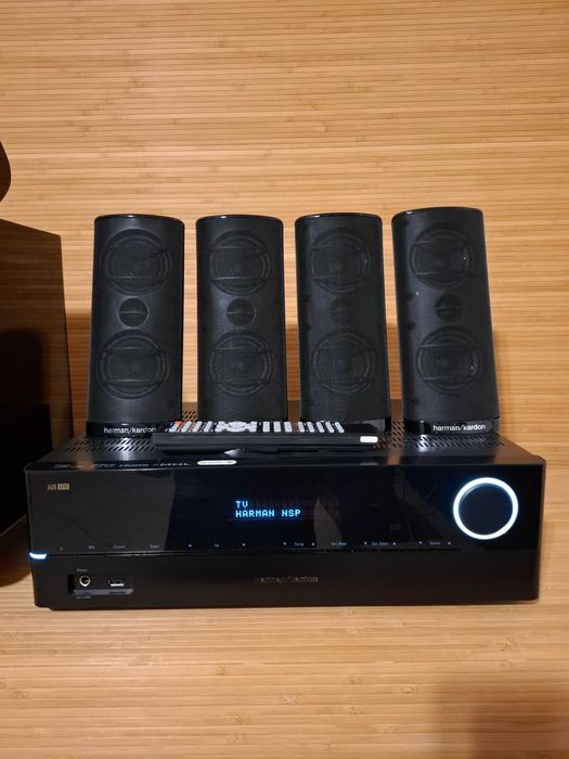 Amplituner Harman Kardon 171s 7.2 Kino domowr Subwoofer głośniki Jak Nowe