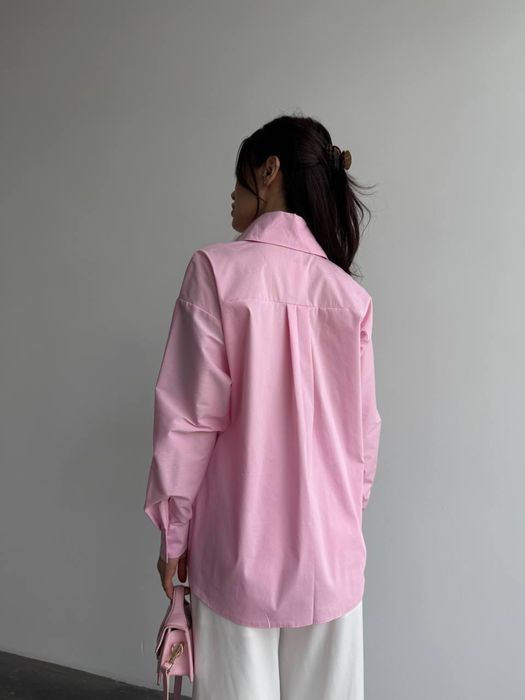 Біла сорочка оверсайз, класична сорочка, сорочка базова,  рубашка