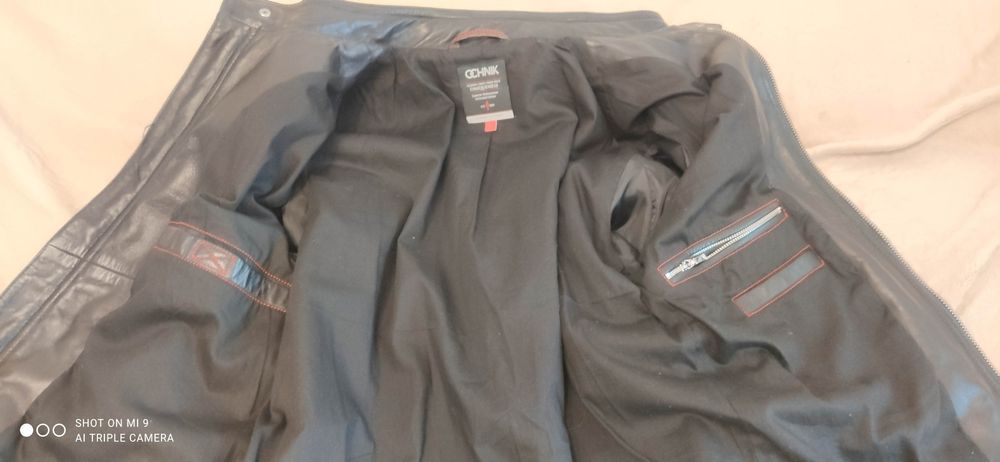 Куртка шкіряна чоловіча від бренду OCHNIC