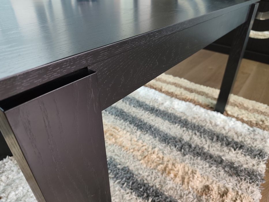 Mesa de jantar extensível / madeira wengue