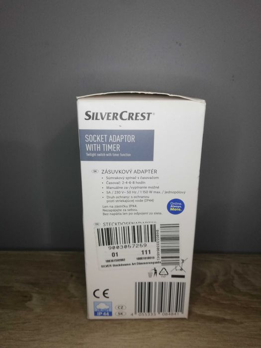 Adapter gniazda z timerem
