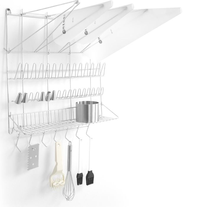 Półka wieszak na worki i akcesoria cukiernicze do szprycowania -