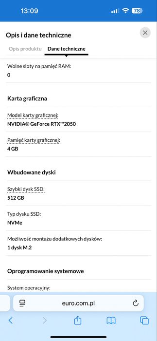 Laptop gamingowy LENOVO IdeaPad Gaming + torba