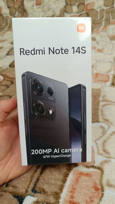 Смартфон Xiaomi Redmi Note 14S 8/128Gb Midnight Black Global