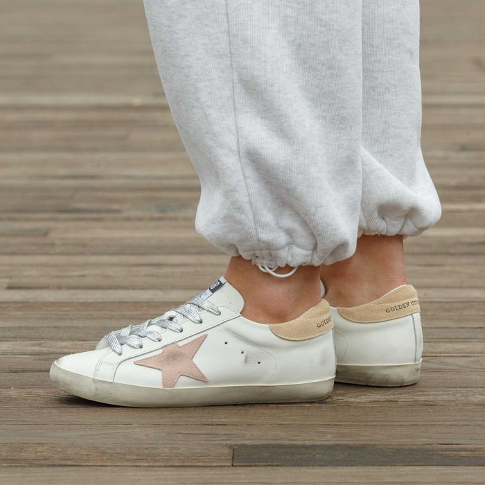 Кросівки Golden Goose White/Pink premium