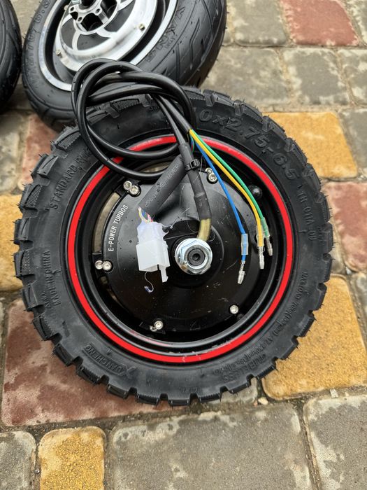 Мотор-колесо 10" 60v ,48v  электросамоката Crosser T4 1000W , T4 rurbo