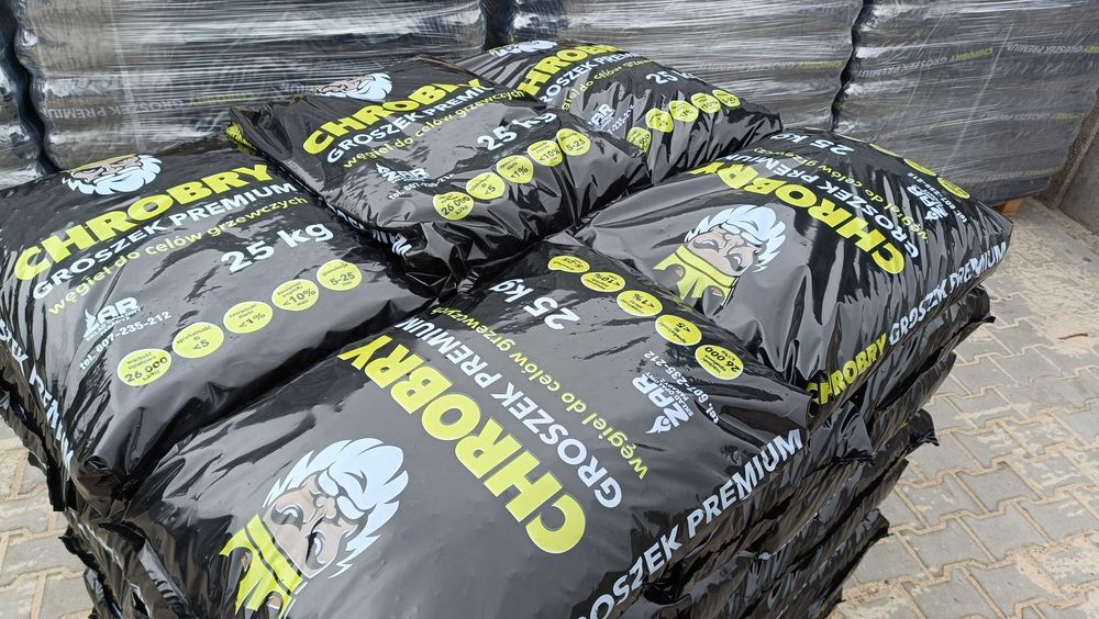 Groszek CHROBRY 26MJ Węgiel Transport Winda HDS