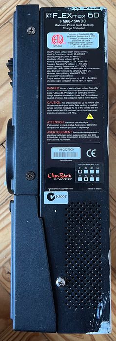 Outback Power Systems Flexmax 60 MPPT Solar Charge Controller