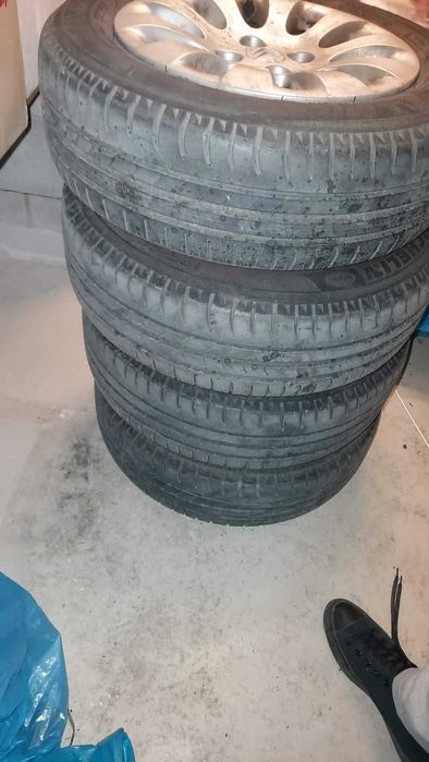 Alufelgi Citroen+letnie opony Michelin