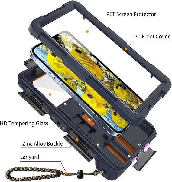 Uniwersalne Etui na Telefon do Nurkowania i Snorkelingu (15m)