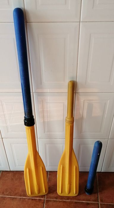 par de remos 96 de comprimento pás 13 cm, de largo