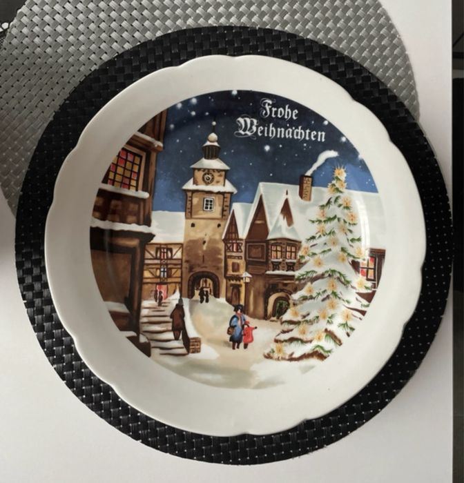 Talerz porcelanowy swiąteczny Kahla 30/30