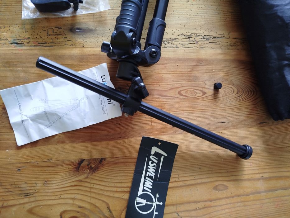 Statyw trójnóg do aparatu telefonu lekki bardzo dobra jakość kulowy