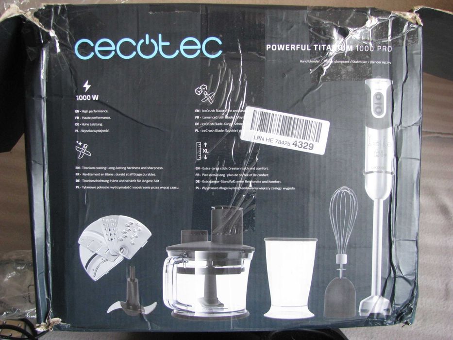 Blender ręczny robot Cecotec 1000 W