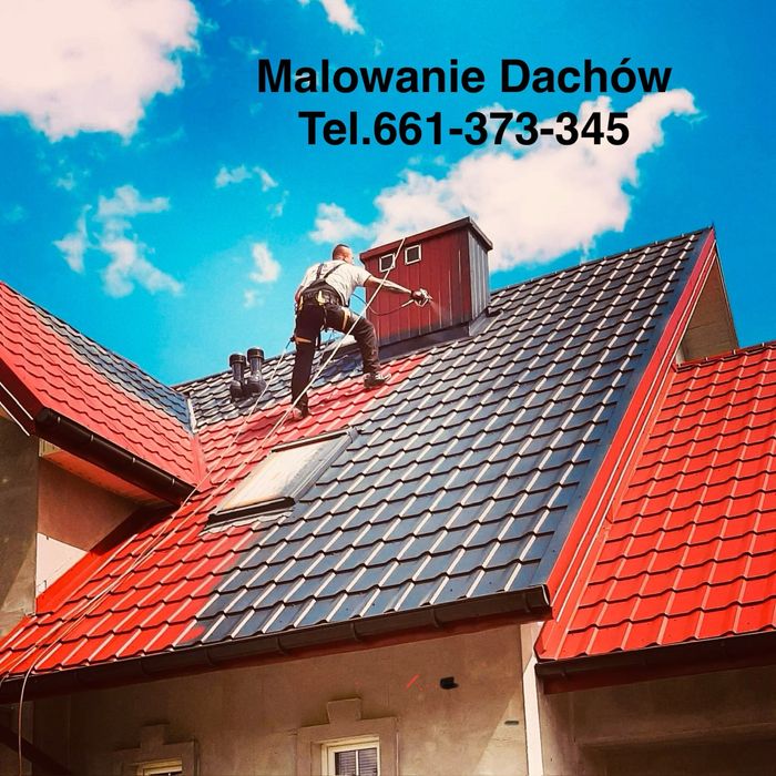 Malowanie dachow, elewacji