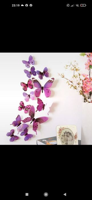 Motyle  ozdobne3D