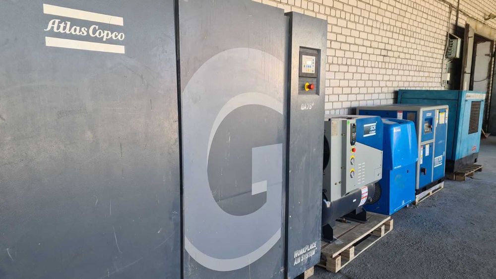 Аренда винтовых компрессоров 7,5 - 250 кВт. Давление 7,5 10 13 бар