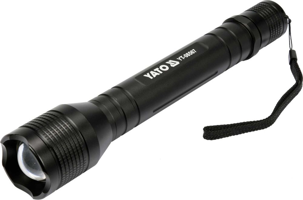 Ліхтар у міцному алюмінієвому корпусі XP-L CREE 10Вт, 254X46мм YATO