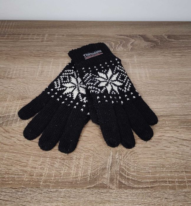 Luvas para o frio marca Thinsulate com Padrão Snowflake