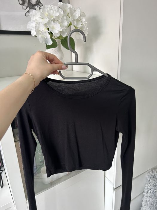 bluzka crop top basic s