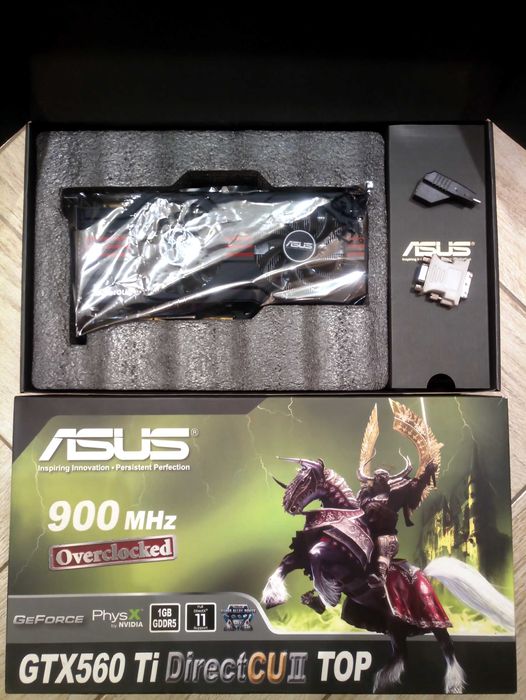 Відеокарта ASUS ENGTX560 Ti DCII TOP/2DI/1GD5 (нюанс)
