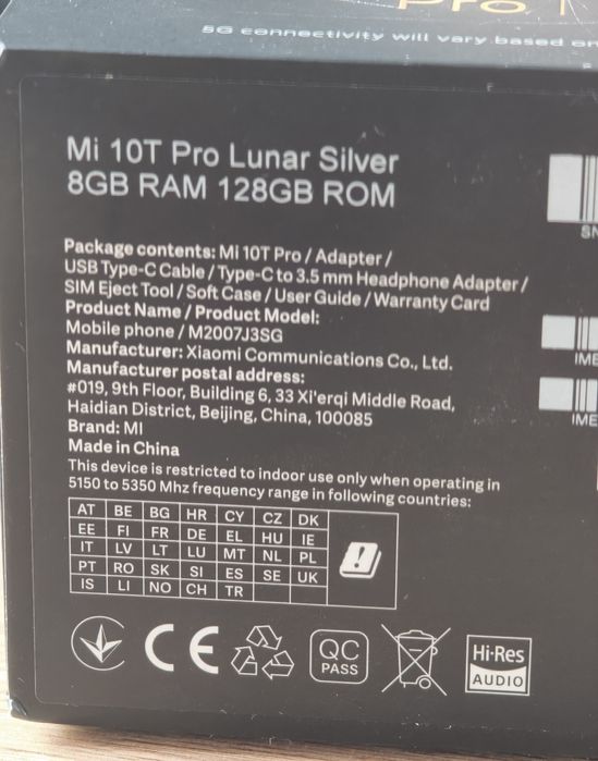 Xiaomi Mi 10T Pro 5G | 8/128 GB |