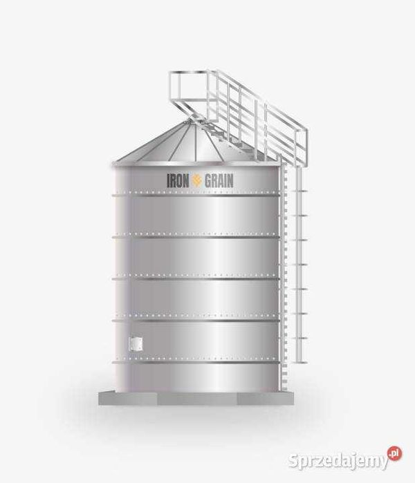 Silos Płaskodenny 200t 5,5m Silosy płaskodenne zbożowe Polskie