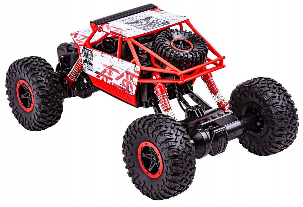 SAMOCHÓD terenowy RC 2.4GHz 1:18 czerwony zdalnie sterowany