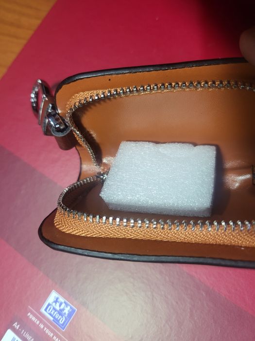 Mercedes-Benz porta chaves carteira. Novo. Castanho