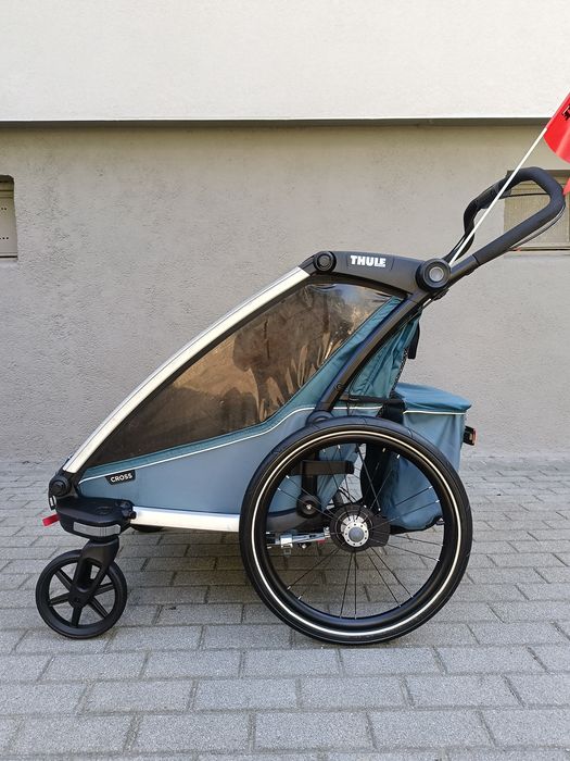 Thule Chariot Cross 2 double - dodatkowy hamulec w rączce