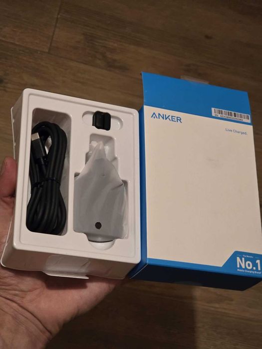 Carregador Rápido ANKER 45W c/ Cabo 1,5m - Pack Individual (NOVO)