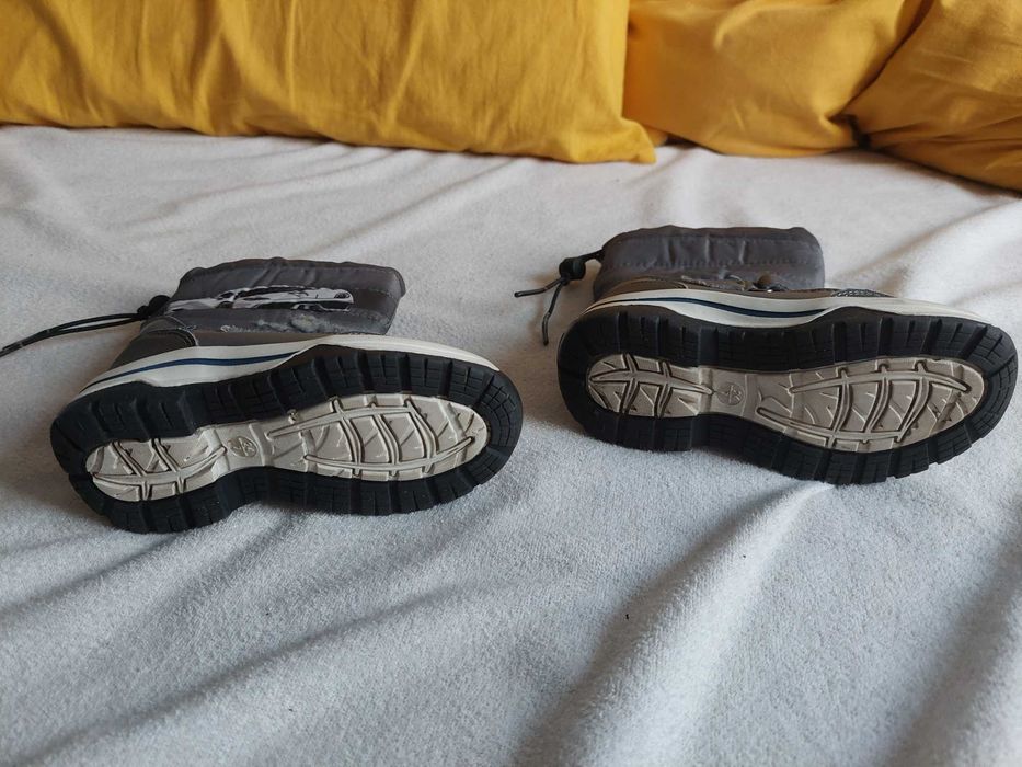 Zimowe buty chłopięce, dla chłopca r. 24 Lupilu, szare
