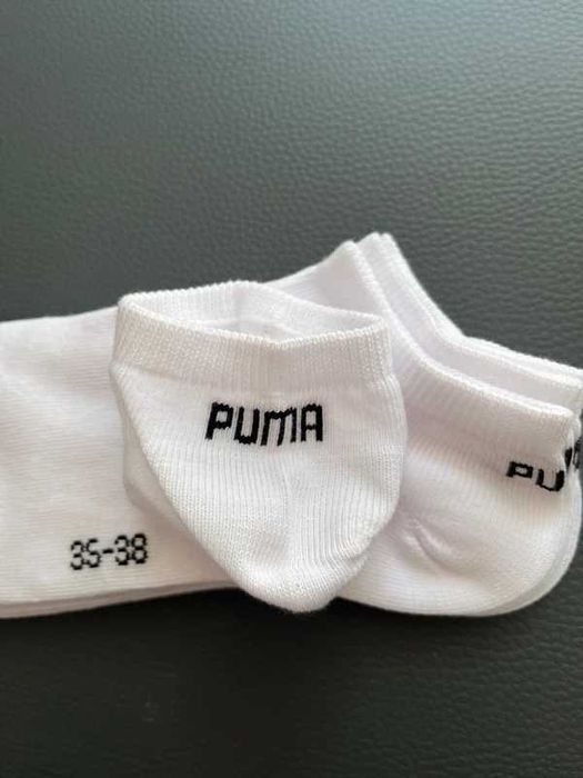 3-pak oddychające skarpety skarpetki stopki sportowe PUMA weiss unisex