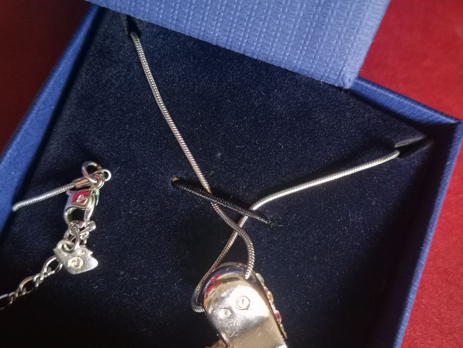 Swarovski oryginał naszyjnik serce