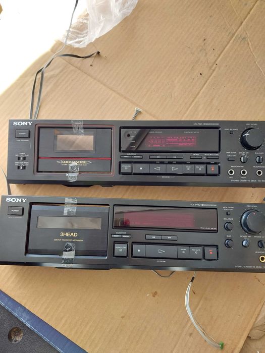 Vendo ou troco,frontais dos decks SONY TC-k470 e tc-rx70
