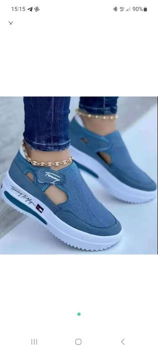 Легкі кросівки на платформі  Tommy Hilfiger, дышащие кроссовки, легкие закрытые босоножки