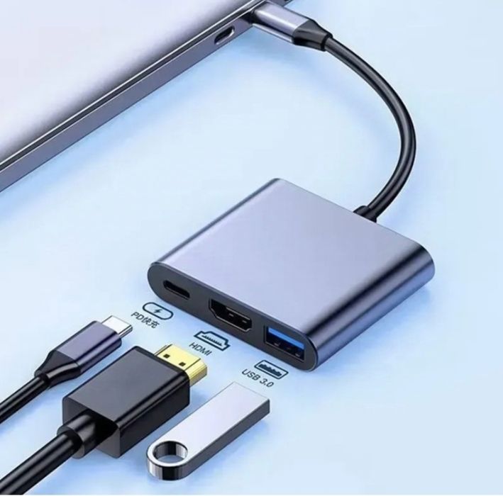 OLX доставка НЕ працює в Укрпошта  Type-C перехідник 3 в 1 на HDMI + U