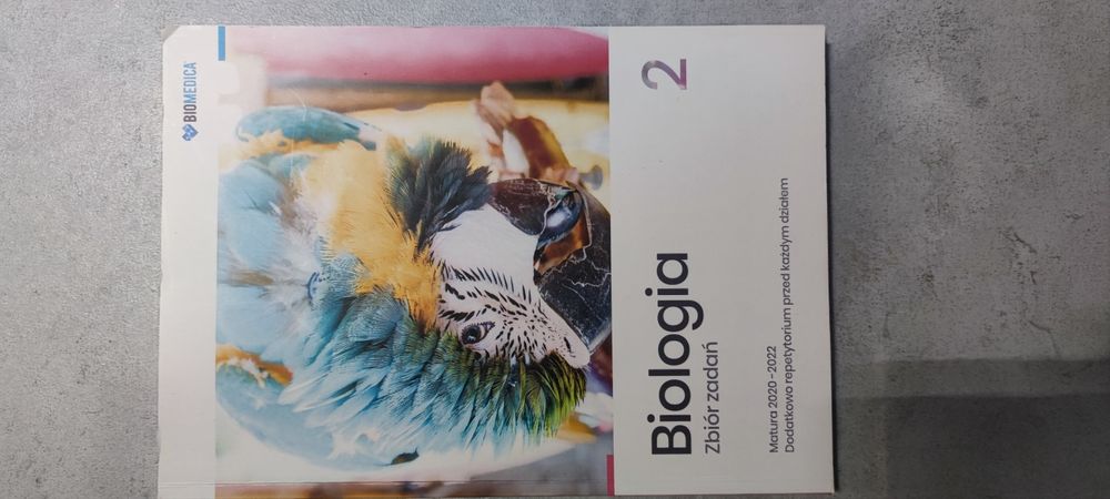 Biologia. Zbiór zadań. Matura 2020 do 2022 Tom 2 wydawnictwa Biomedica